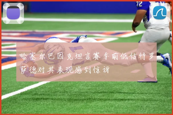 哈塞尔巴因克坦言赛季前低估特罗萨德对其表现感到惊讶